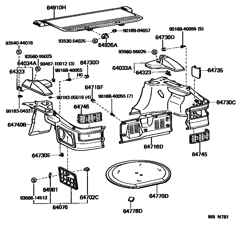 6404 — DECK BOARD & DECK TRIM COVER