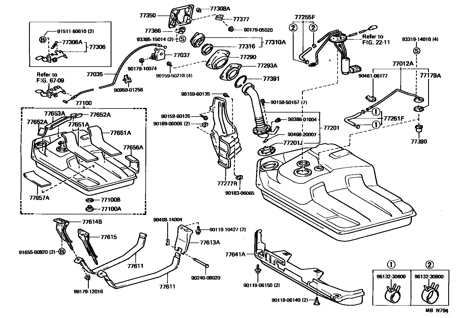 7701 — FUEL TANK & TUBE