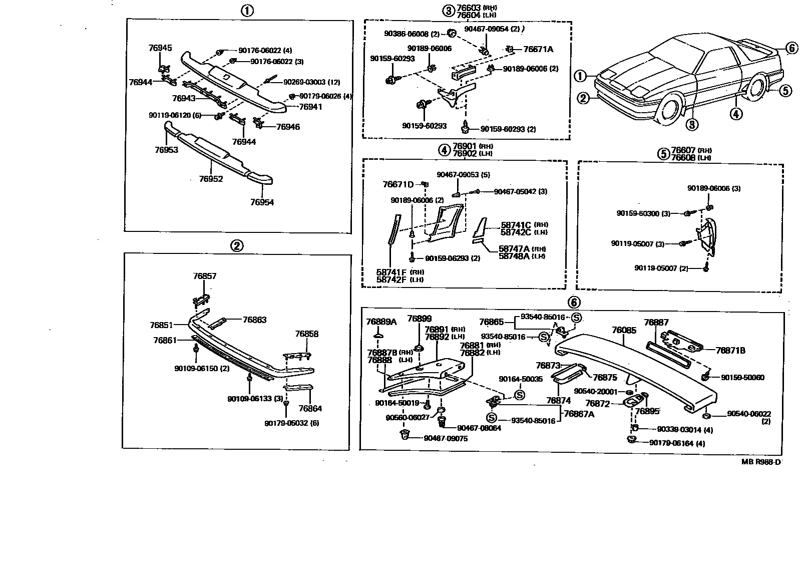 7601 — MUDGUARD & SPOILER