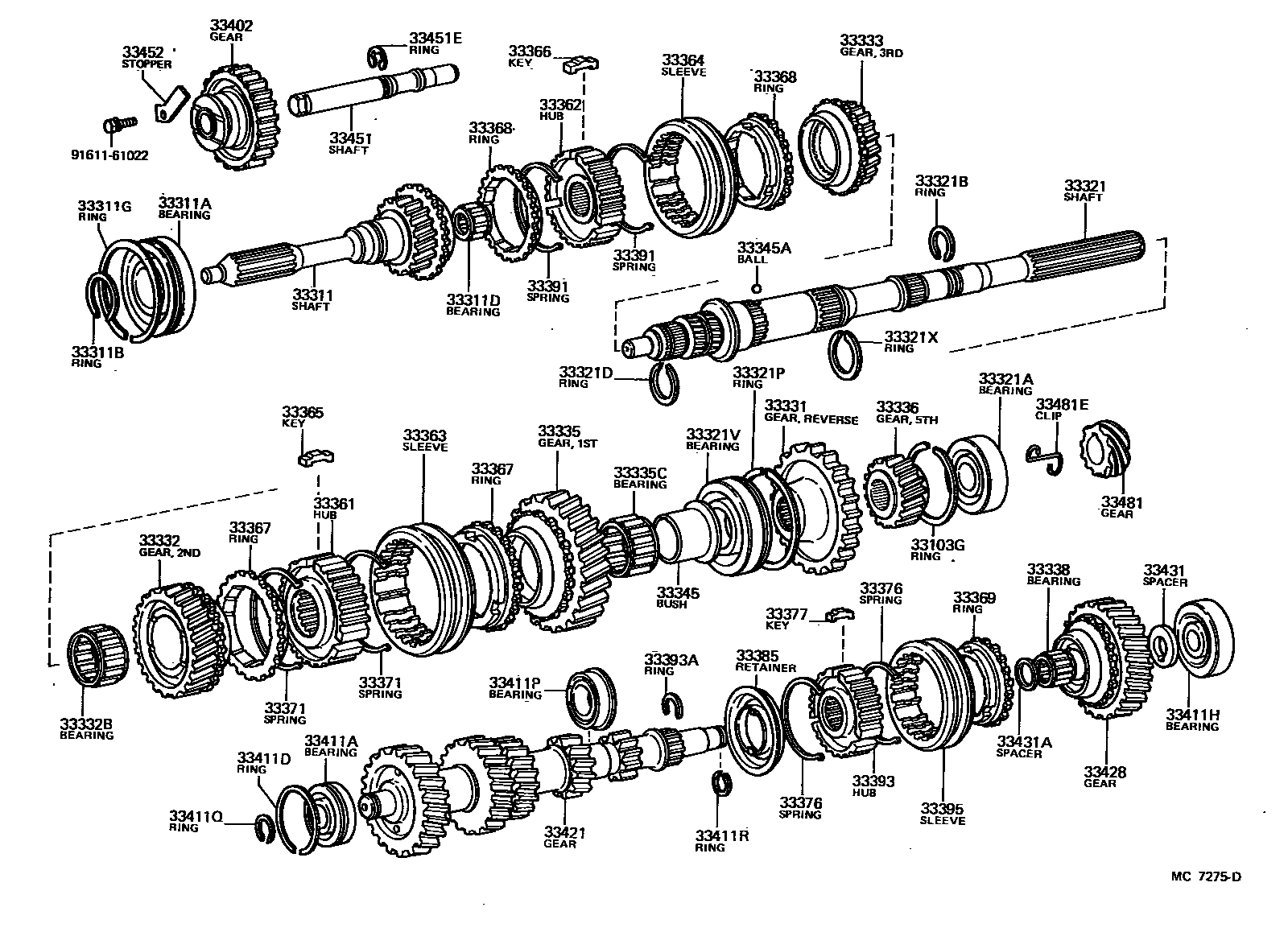 3305 — TRANSMISSION GEAR (MTM)