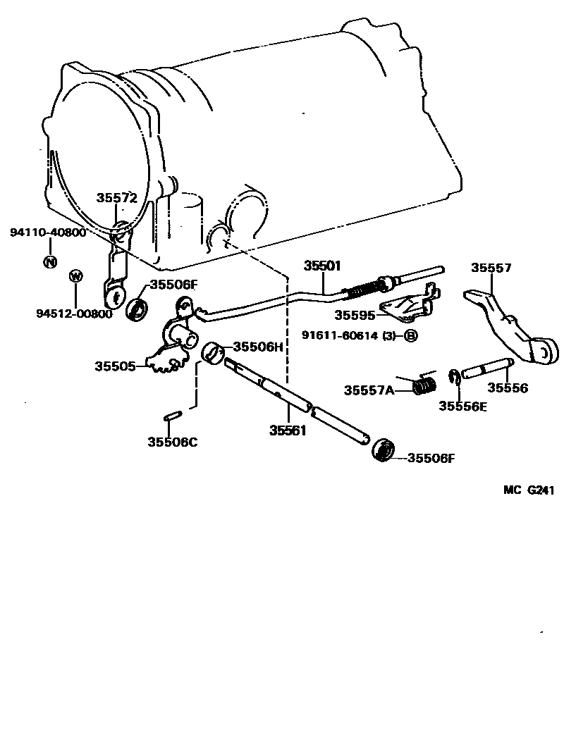 3513 — THROTTLE LINK & VALVE LEVER (ATM)