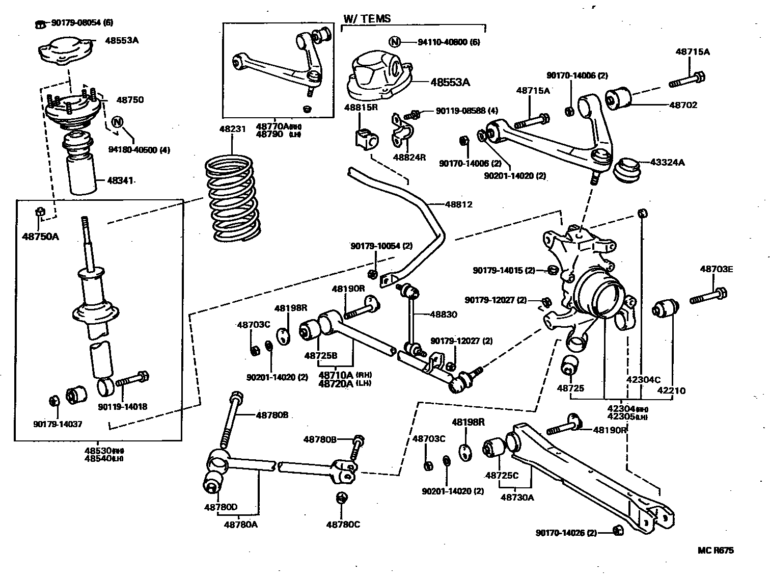 4804 — REAR SPRING & SHOCK ABSORBER