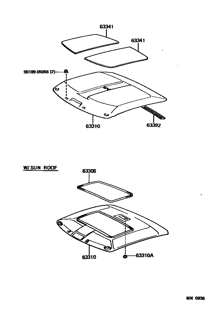6402 — ROOF HEADLINING & SILENCER PAD