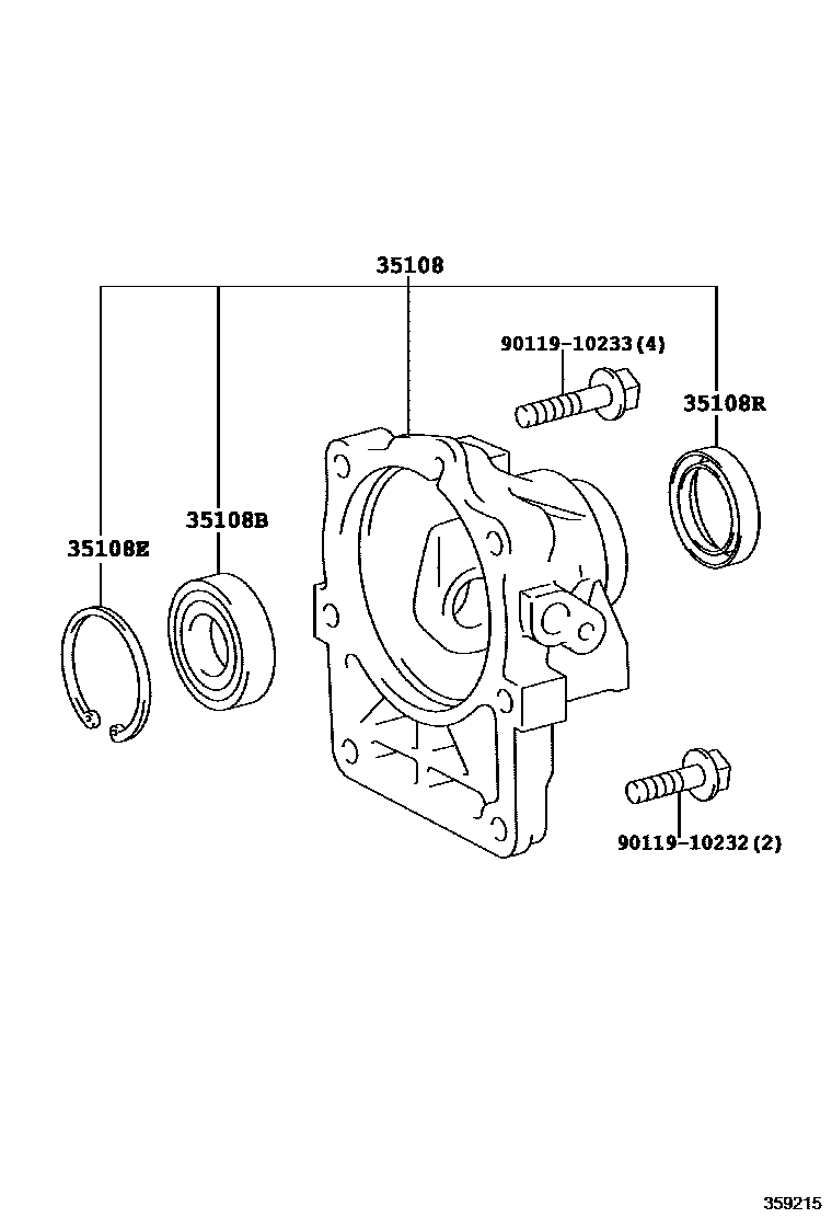 3504 — EXTENSION HOUSING (ATM)