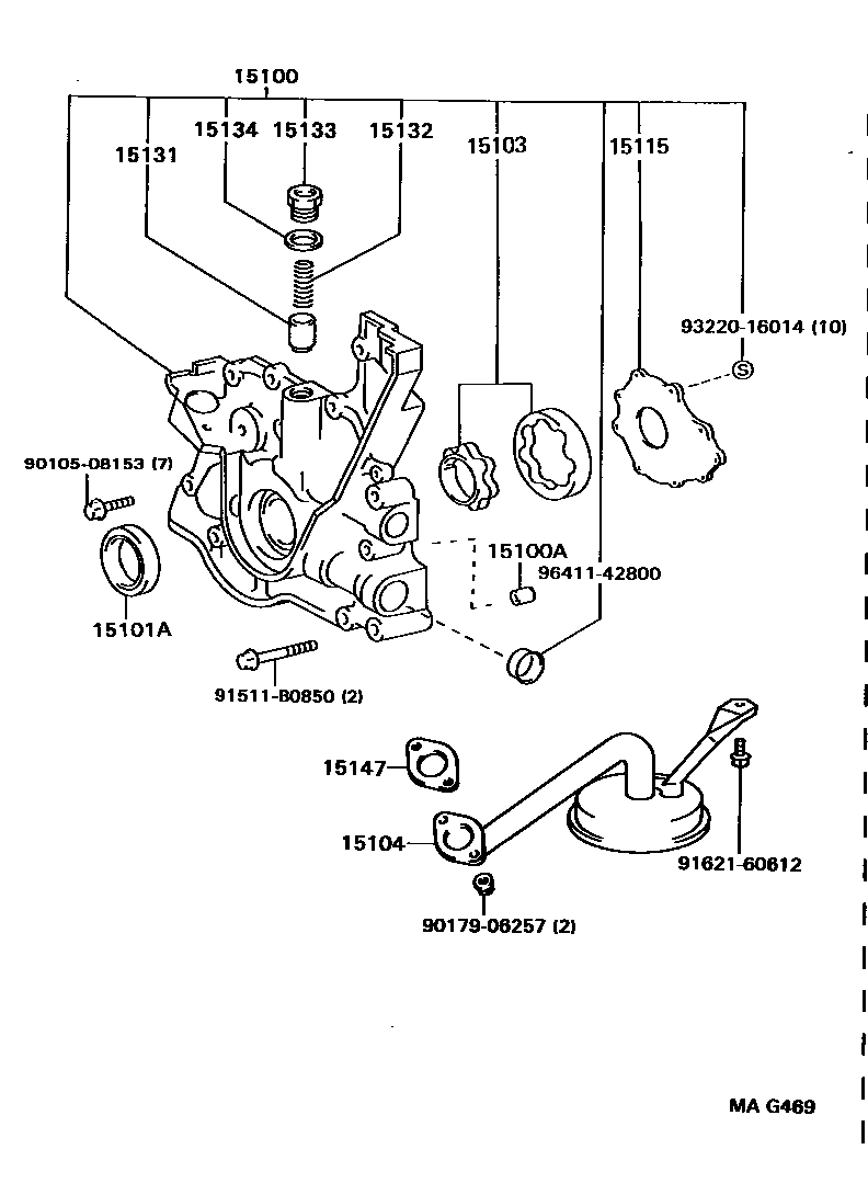 1501 — ENGINE OIL PUMP