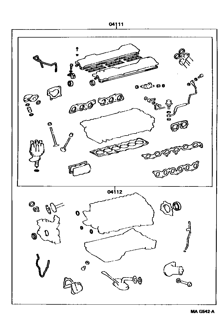 1103 — ENGINE OVERHAUL GASKET KIT