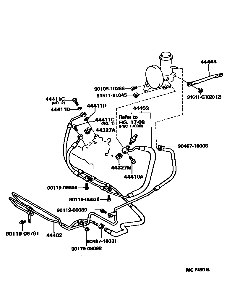 4503 — POWER STEERING TUBE
