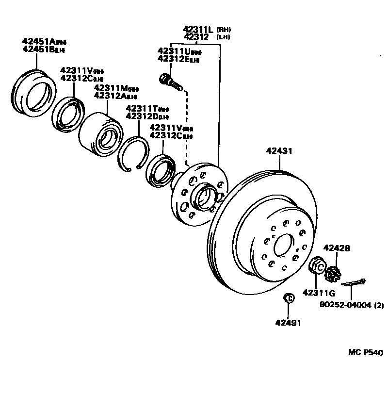 4102 — REAR AXLE SHAFT & HUB