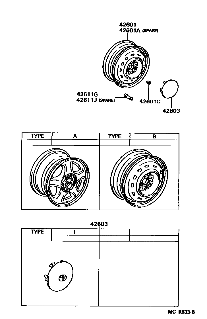 4103 — DISC WHEEL & WHEEL CAP