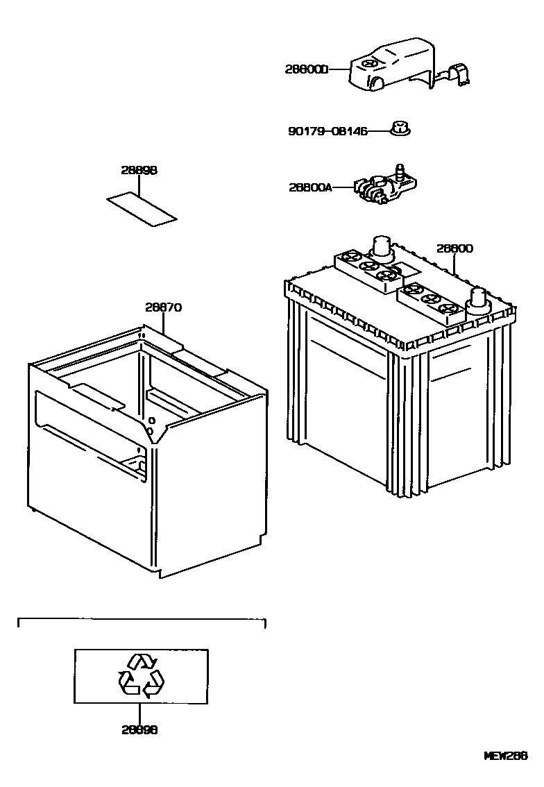 8201 — BATTERY & BATTERY CABLE