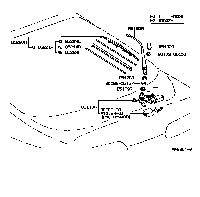 8502 — REAR WIPER