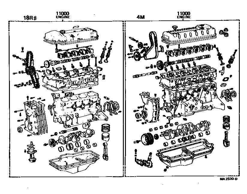 1101 — PARTIAL ENGINE ASSEMBLY