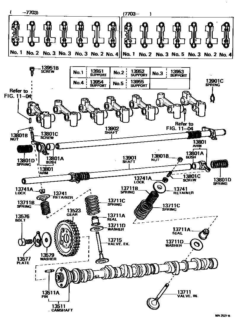 1302 — CAMSHAFT & VALVE