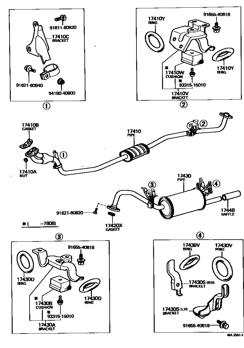 1702 — EXHAUST PIPE