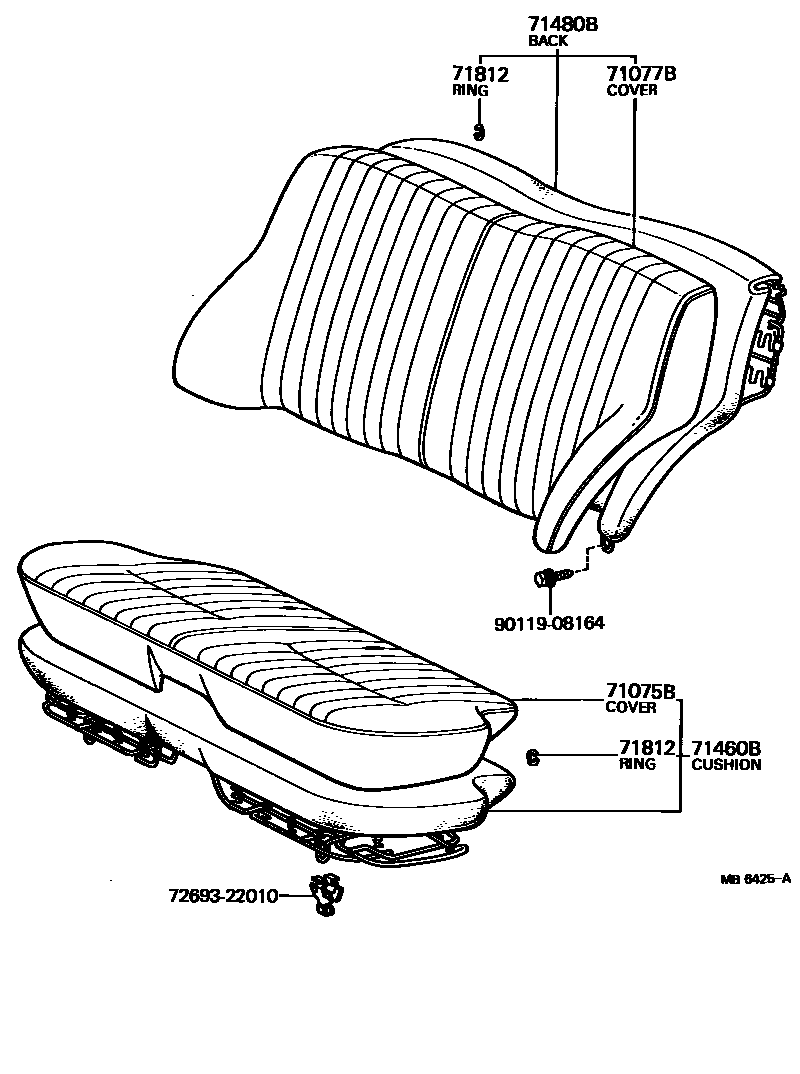 7102 — REAR SEAT & SEAT TRACK