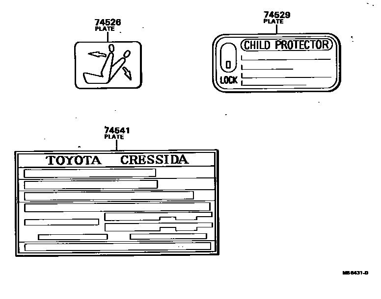 7403 — CAUTION PLATE (EXTERIOR & INTERIOR)