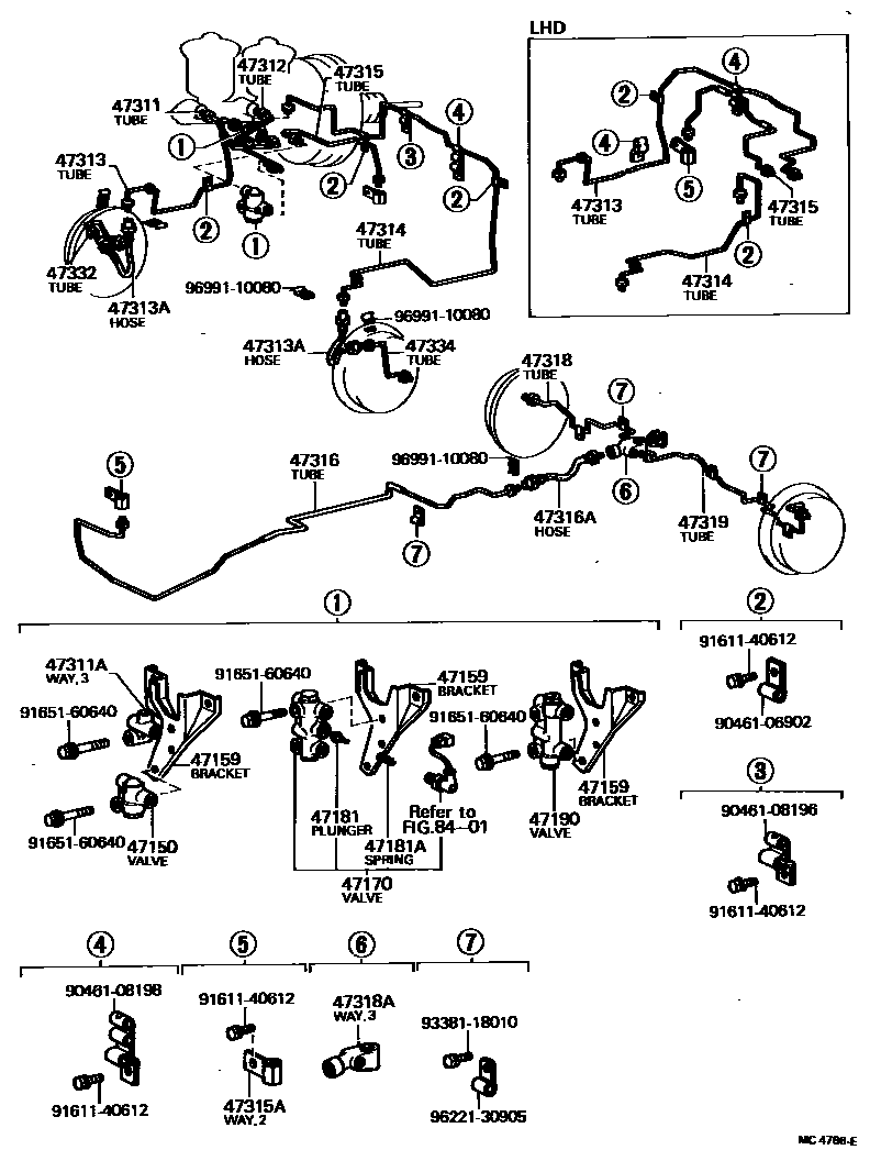 4708 — BRAKE TUBE & CLAMP