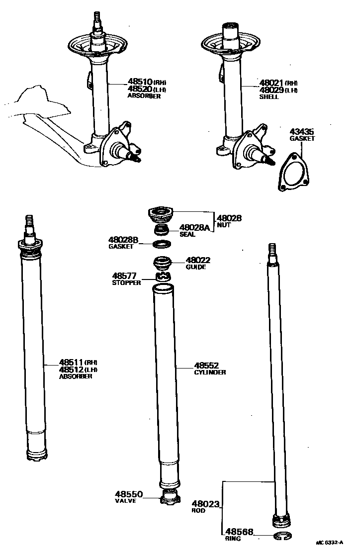 4803 — FRONT SPRING & SHOCK ABSORBER