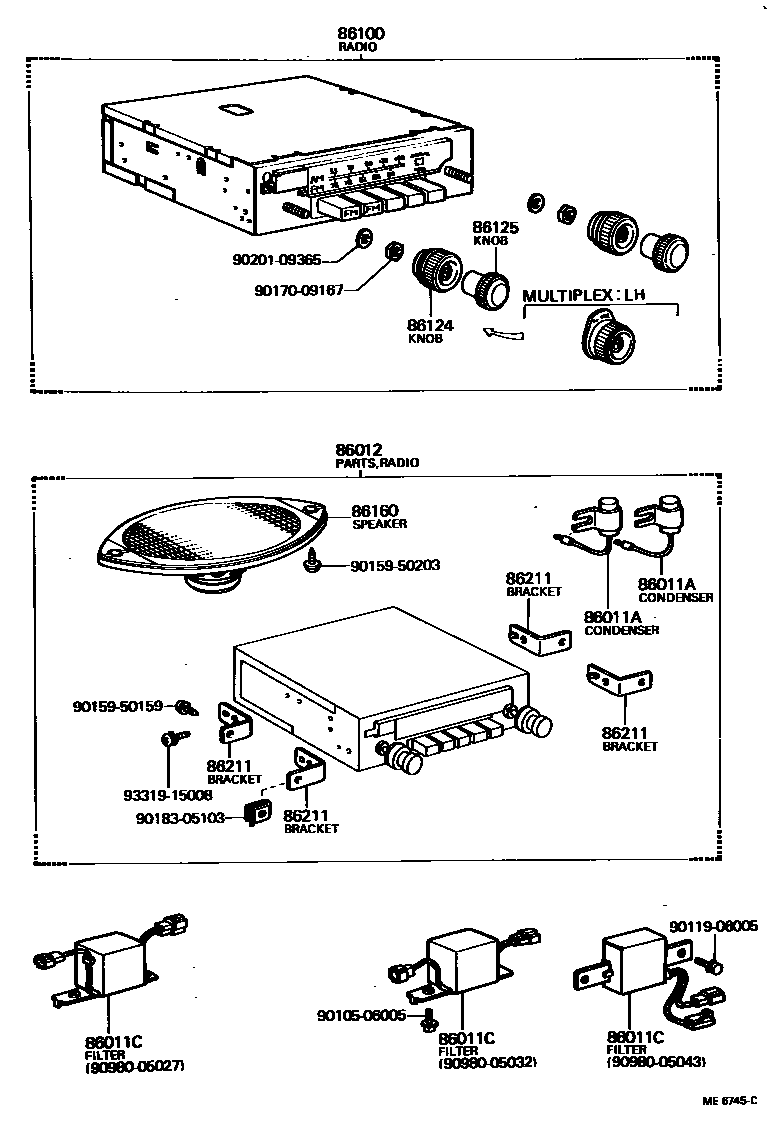 8601 — RADIO RECEIVER & AMPLIFIER & CONDENSER