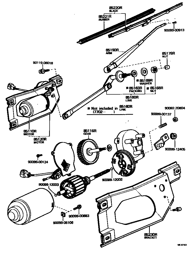 8502 — REAR WIPER