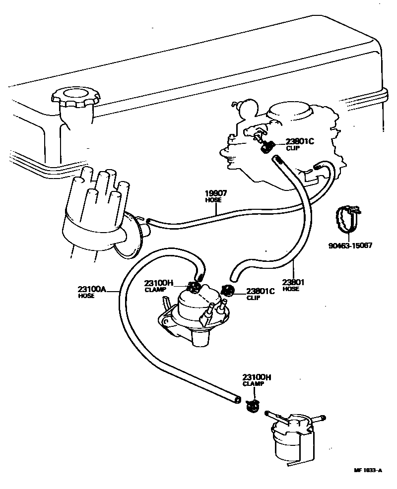 2101 — FUEL PIPE & CLAMP