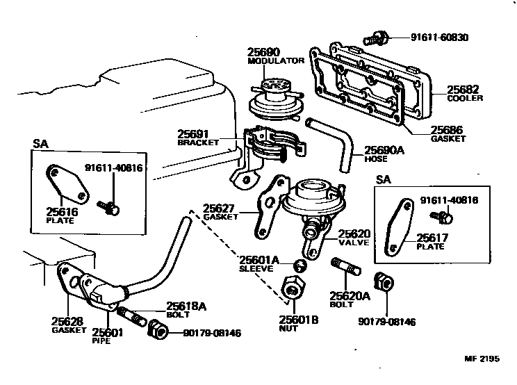 2501 — EXHAUST GAS RECIRCULATION SYSTEM