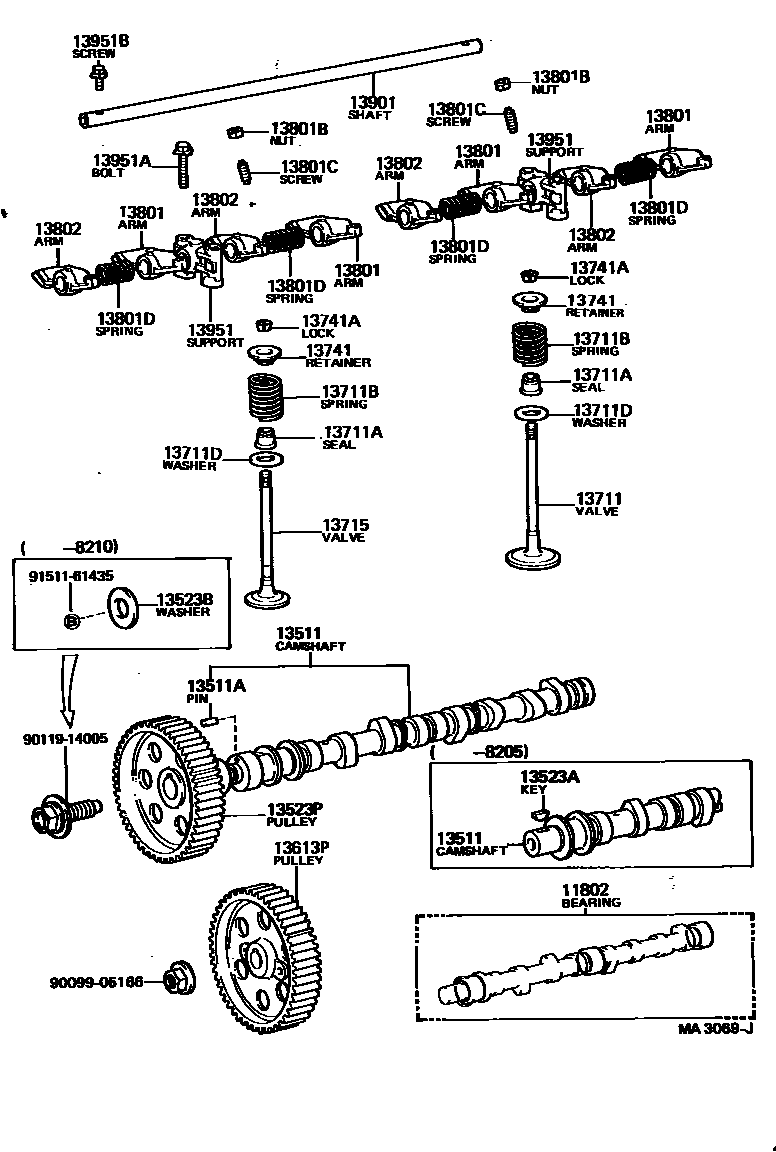 1302 — CAMSHAFT & VALVE