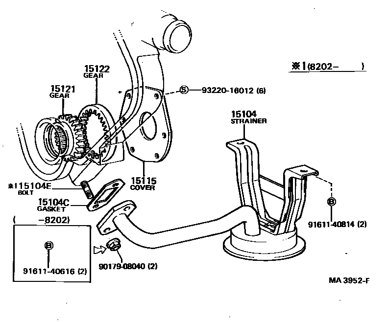 1501 — ENGINE OIL PUMP