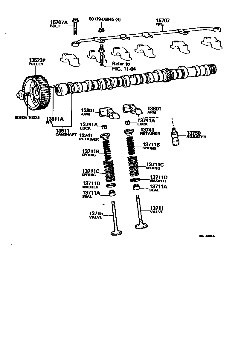 1302 — CAMSHAFT & VALVE