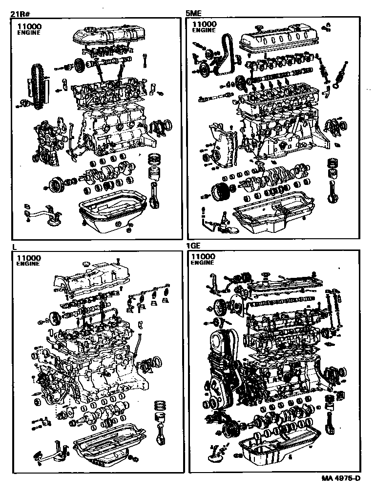 1101 — PARTIAL ENGINE ASSEMBLY