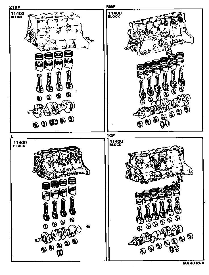 1102 — SHORT BLOCK ASSEMBLY