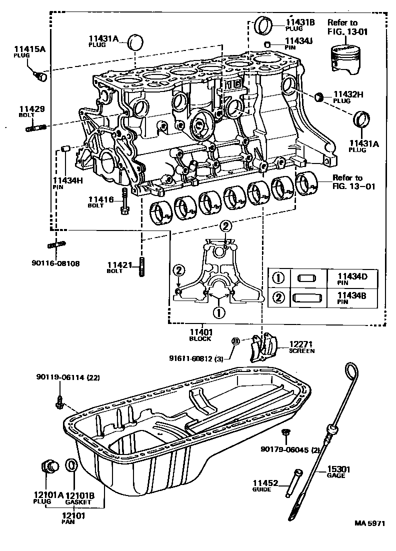 1105 — CYLINDER BLOCK