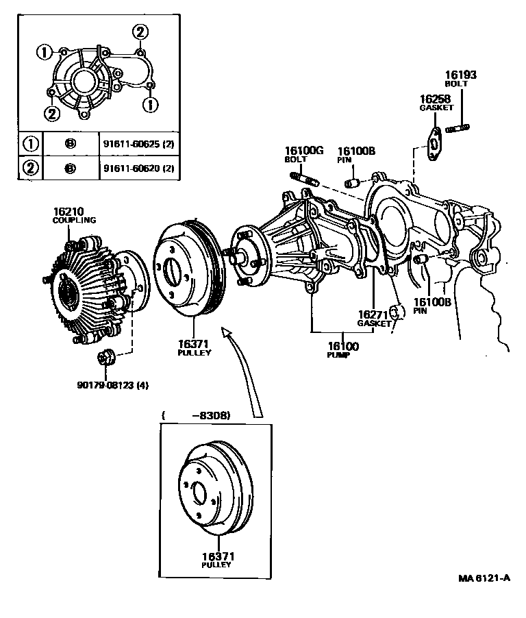1601 — WATER PUMP