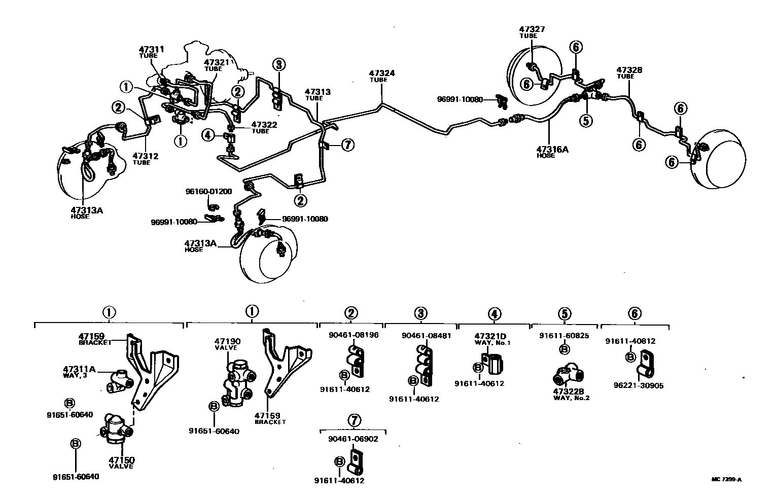 4708 — BRAKE TUBE & CLAMP