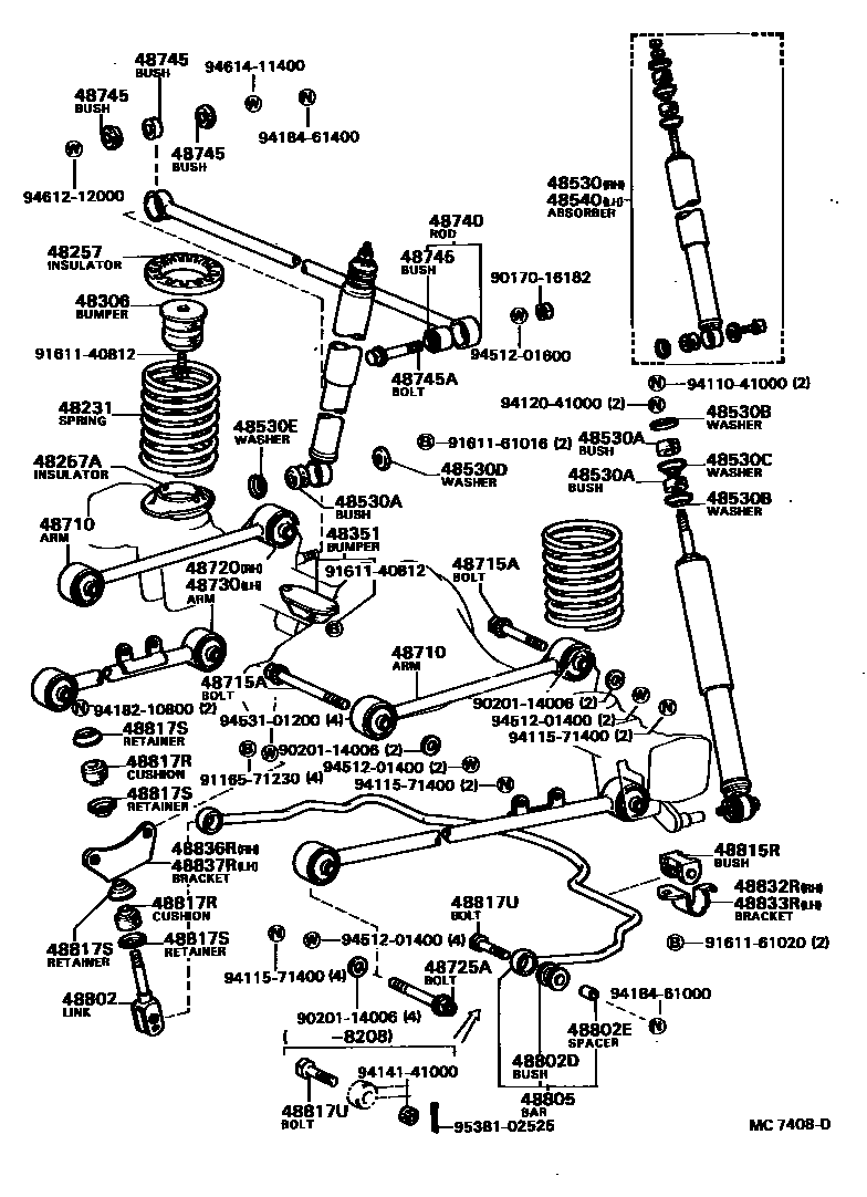 4804 — REAR SPRING & SHOCK ABSORBER