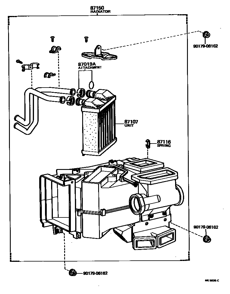 8712 — HEATING & AIR CONDITIONING - HEATER UNIT & BLOWER