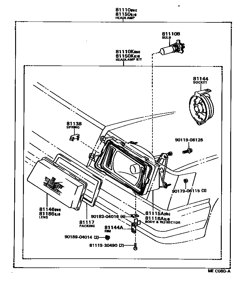 8101 — HEADLAMP