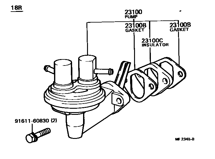 2301 — FUEL PUMP & PIPE
