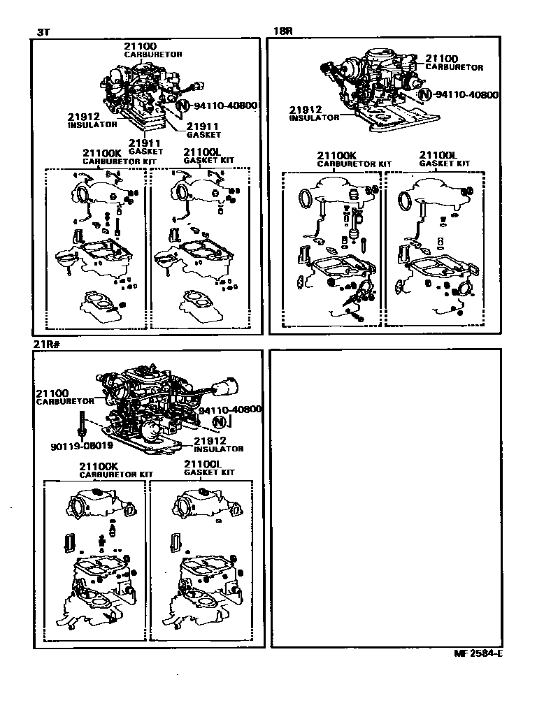 2102 — CARBURETOR ASSEMBLY