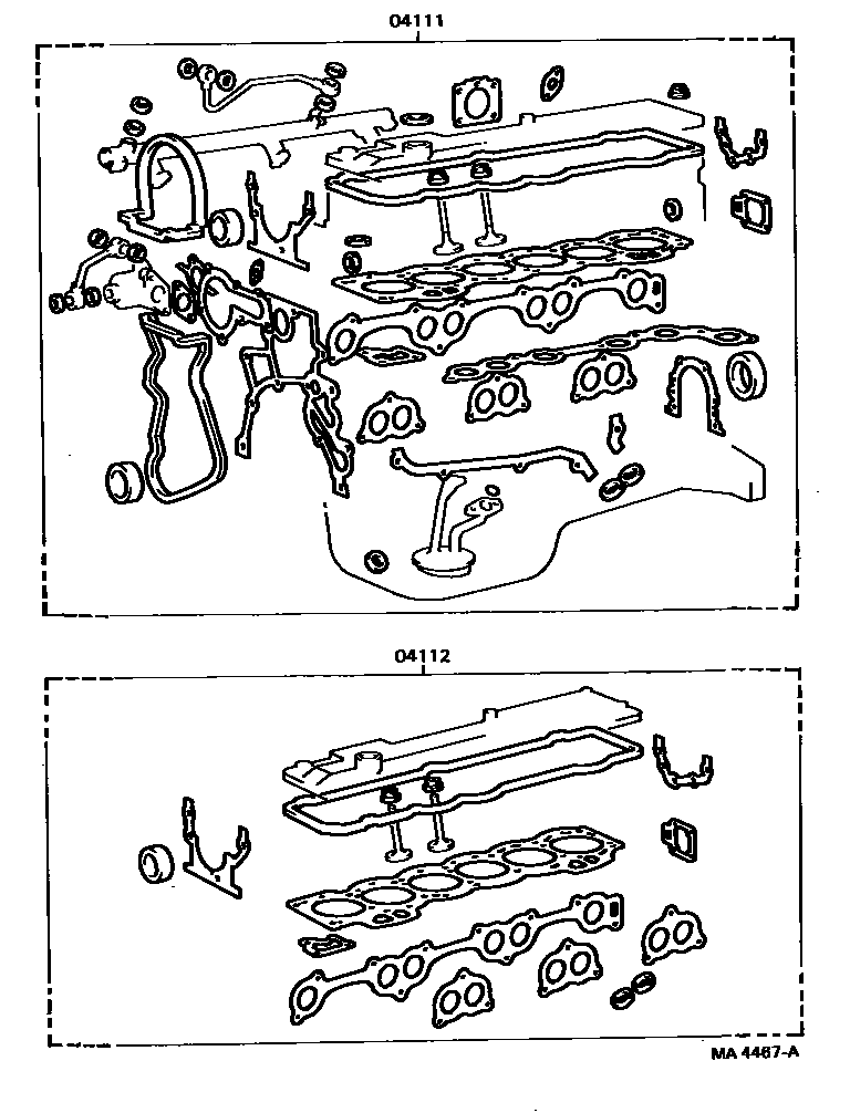 1103 — ENGINE OVERHAUL GASKET KIT