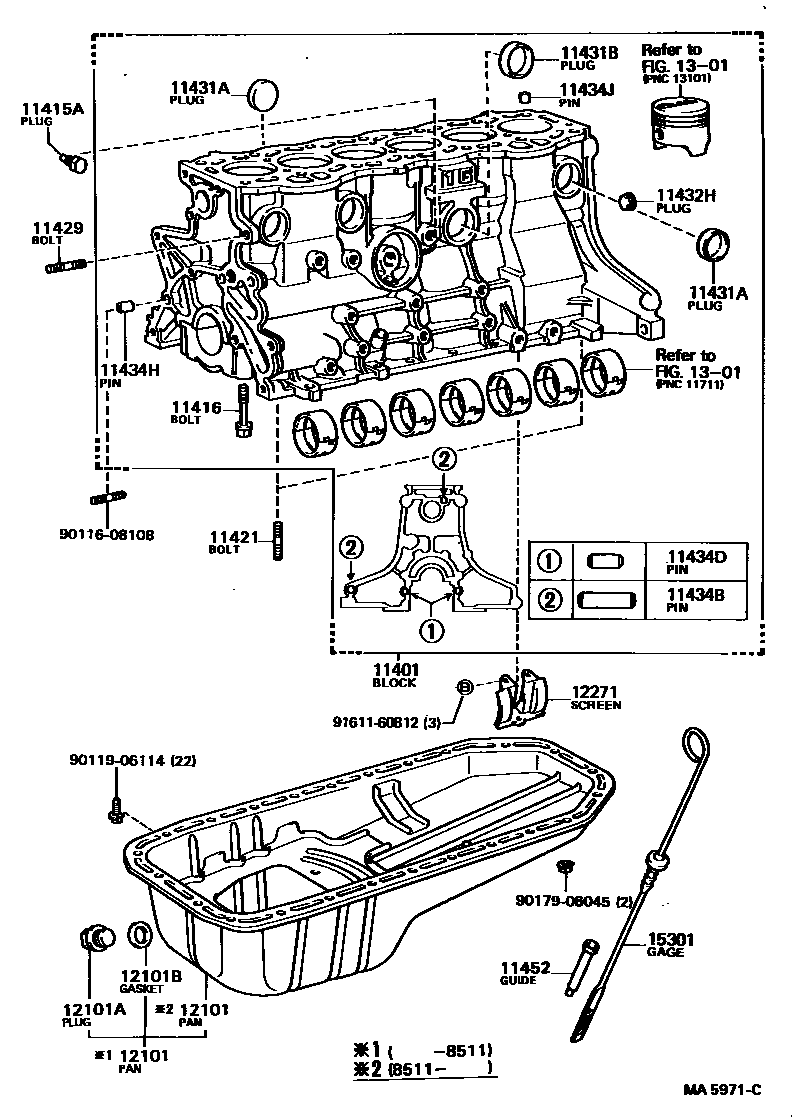 1105 — CYLINDER BLOCK