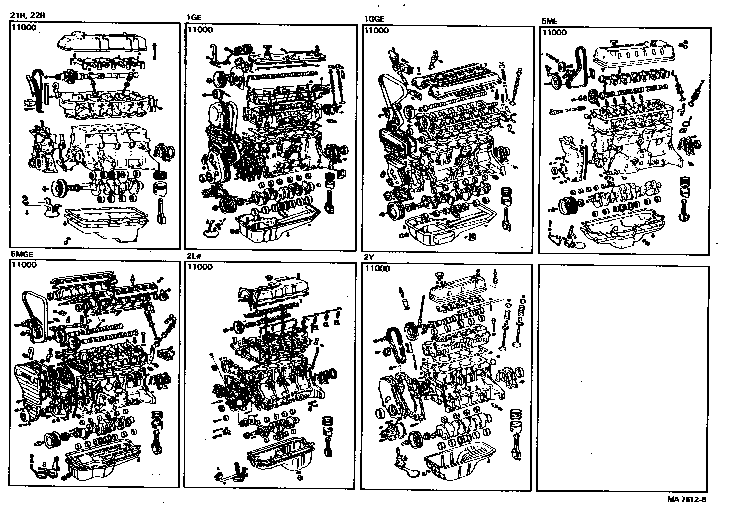 1101 — PARTIAL ENGINE ASSEMBLY