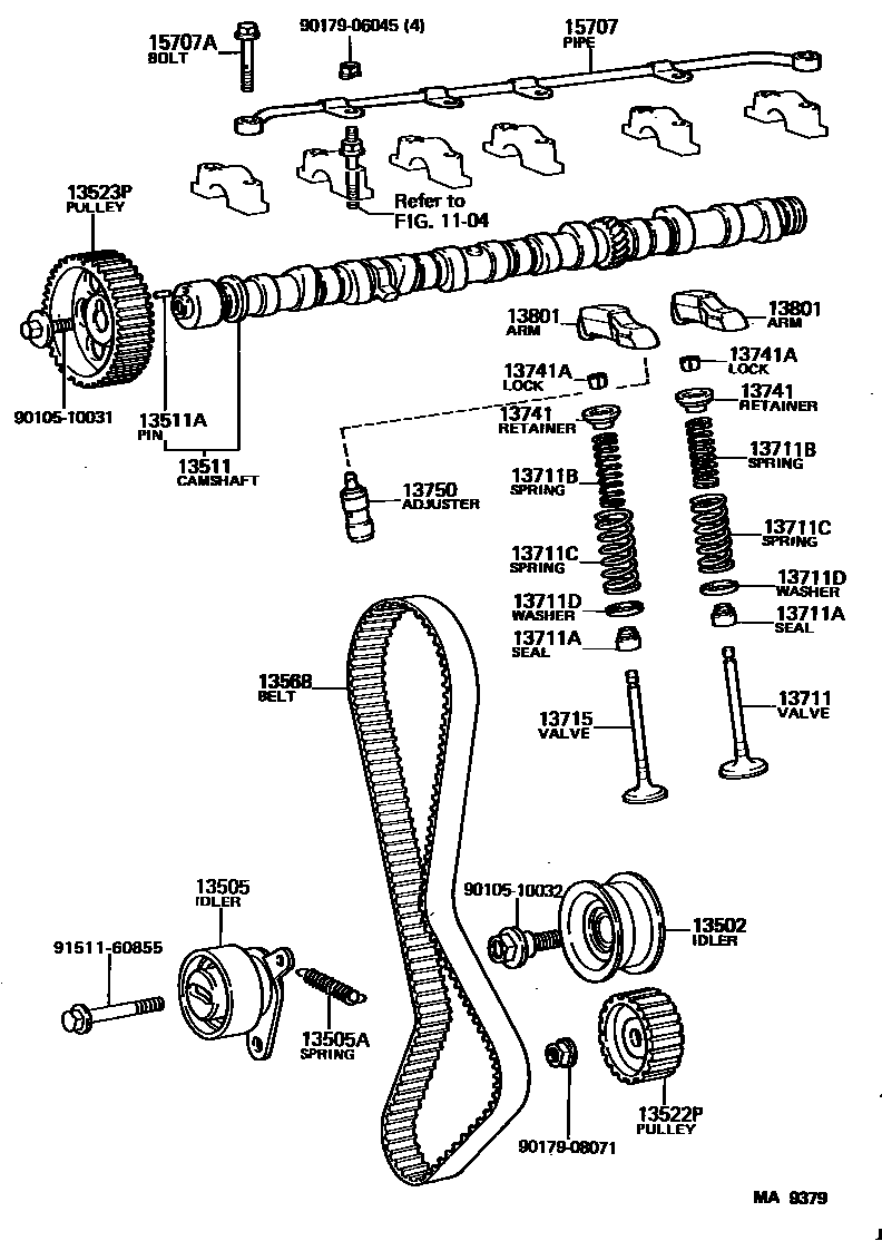 1302 — CAMSHAFT & VALVE