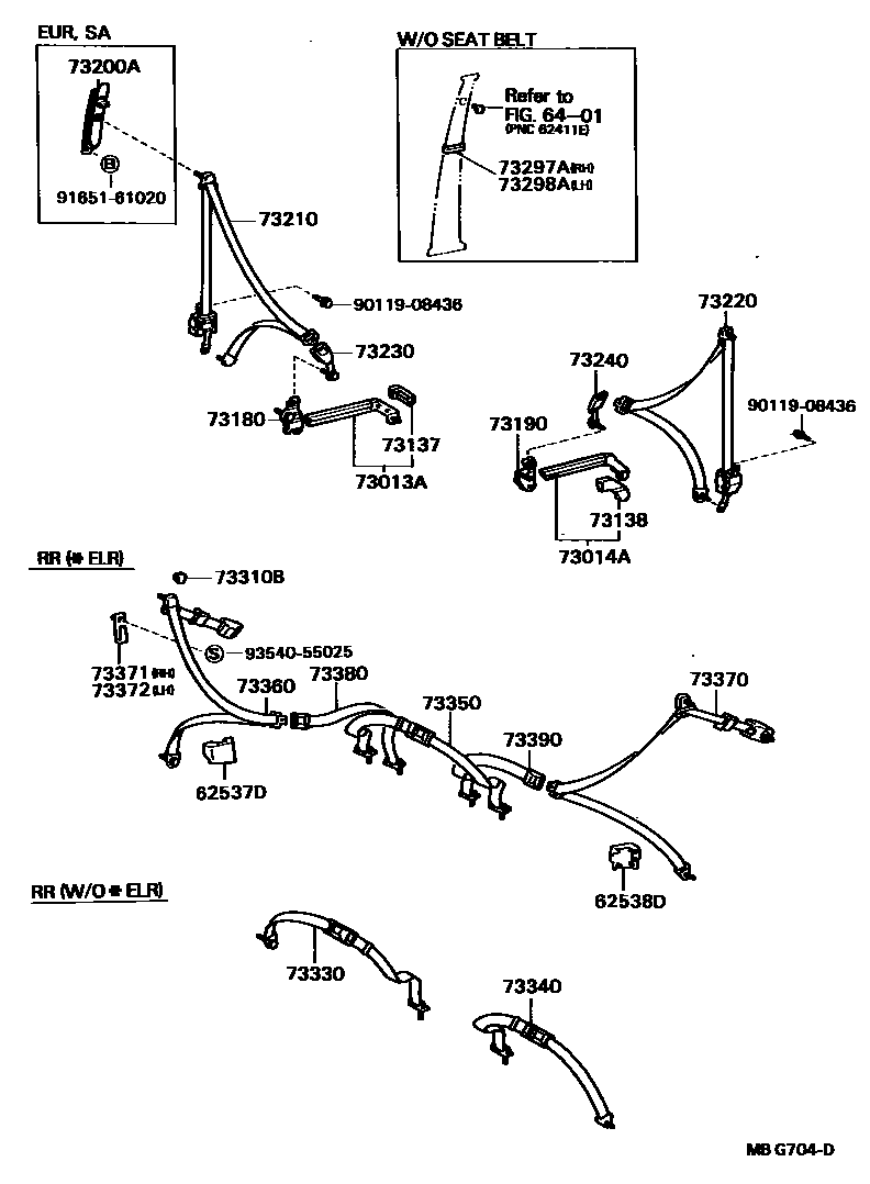 7104 — SEAT BELT & CHILD RESTRAINT SEAT