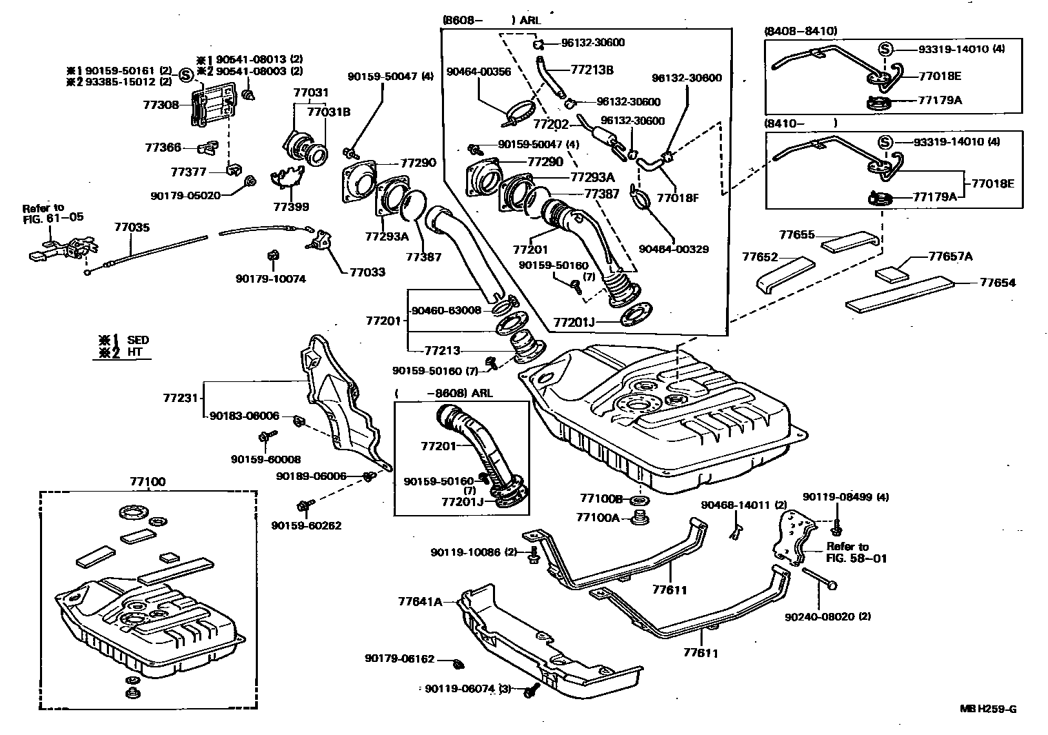 7701 — FUEL TANK & TUBE