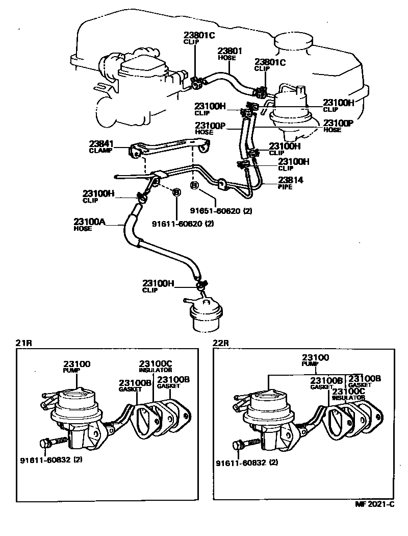 2301 — FUEL PUMP & PIPE