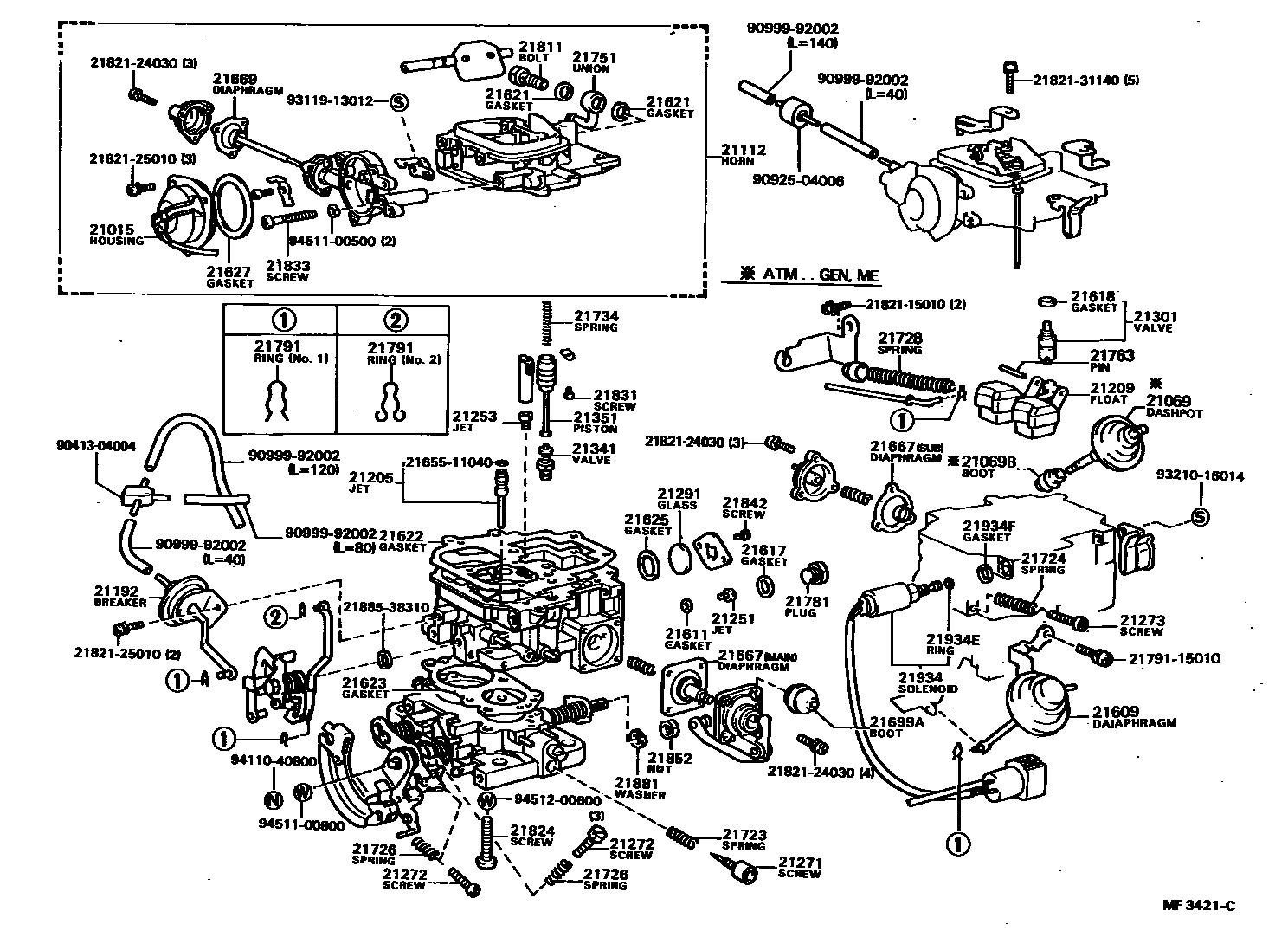 2103 — CARBURETOR