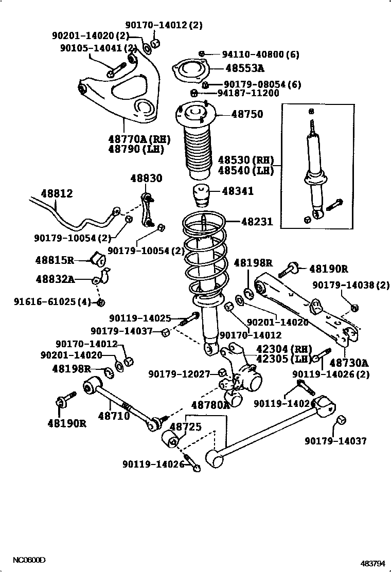 4804 — REAR SPRING & SHOCK ABSORBER