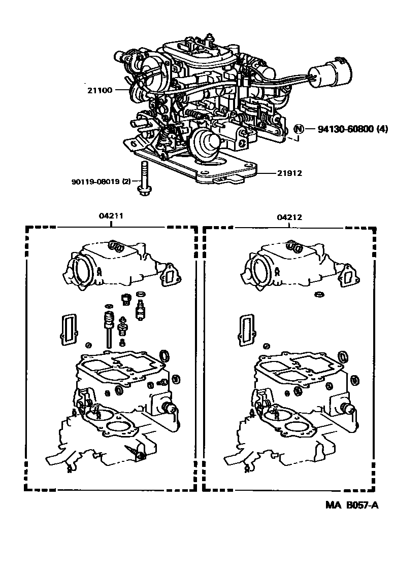 2102 — CARBURETOR ASSEMBLY