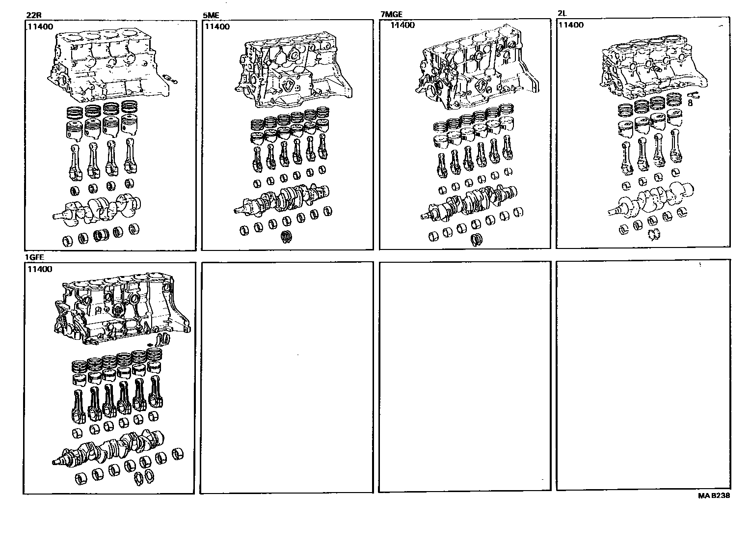 1102 — SHORT BLOCK ASSEMBLY